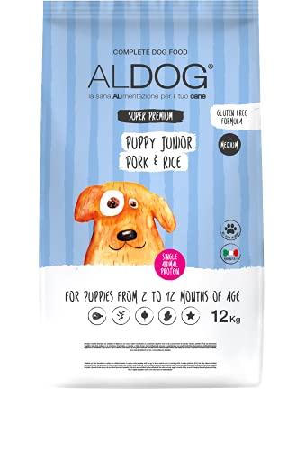 ALDOG Puppy Junior Pork And Rice 12 kg Medium