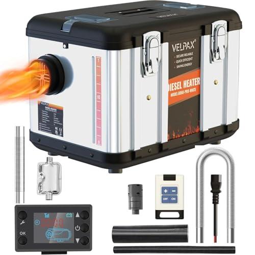 Riscaldatore diesel, 8 kW Riscaldatore diesel 12 V, unità all-in-one, display LCD con interruttore 12 V, per camion, autobus a riscaldamento rapido,camper, barche