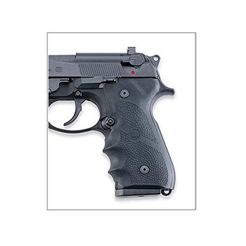 BERETTA GUANCIA Avvolgente in Gomma di Colore Nero per Pistola Serie 92/96/98. Migliora Sensibilmente la Presa dell'Arma, Rende più Aggressivo l'Aspetto Estetico