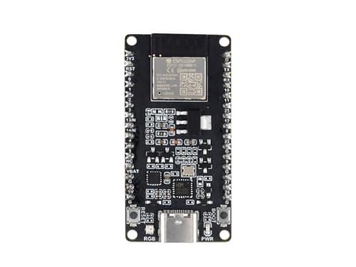 Waveshare ESP32-H2 Microcontroller (with Pinheader), 96MHz Processor, ESP32-H2-MINI-1-N4 Module, Built In 4MB Flash, Supports BLE/Zigbee/Thread Wireless Communication