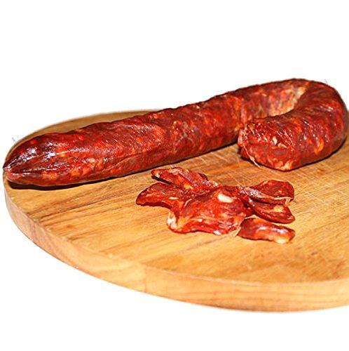 Salsiccia Piccante Salame Artigianale Sottovuoto Stagionata Specialità Calabrese con Peperoncino
