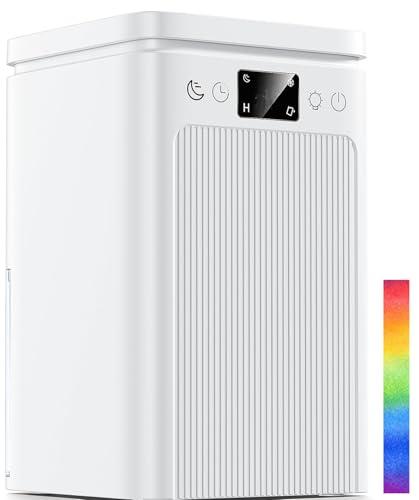 Deumidificatore Casa Muffa Elettrico 2200ml Anti Muffa Portatile - Ultra Silenzioso,Timer 2-12h,Spegnimento Automatico|LED 7 Colori|Per Bagno,Camera,Armadio