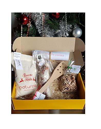 Confezione regalo Kit Risotto Panissa - Riso Carnaroli coi fagioli e il Salam dla Duja. Prodotto italiano 100%.