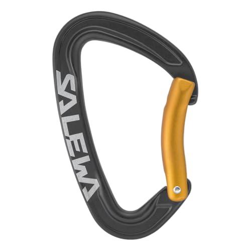 Salewa Ortles Bent Carabiner, Black/Orange, UNI