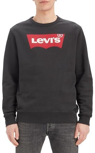 Levi's Graphic Crewneck B, Uomo, Housemark Two Color Jet Black, S