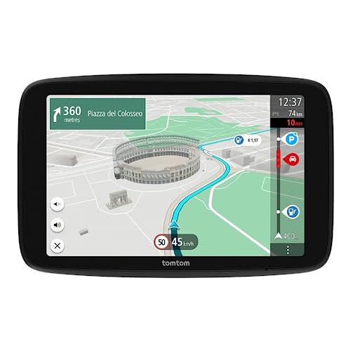 TomTom Navigatore Satellitare per Auto GO Superior (7 pollici, con info Traffico, Tutor, Autovelox, Mappe Mondo, Aggiornamenti Veloci via WiFi, Parcheggi, Prezzi Benzina)