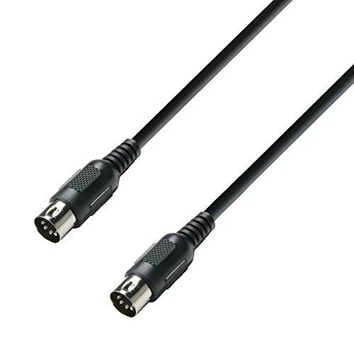 Adam Hall Cables 3 STAR MIDI 0075 BLK - Cavo MIDI 0,75 m nero