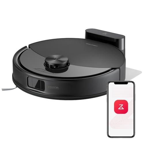 roborock Q10 S5 Robot Aspirapolvere, 10.000Pa, Panno Sollevabile, Pulizia VibraRise 2.0(3000 volte/min), Anti-groviglio, Evitamento degli Ostacoli, Strategie dei Tappeti, Controllo APP, Nero