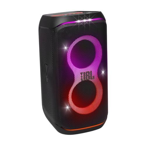 JBL PartyBox Club 120 Speaker Wireless Bluetooth Portatile, Cassa Altoparlante Impermeabile IPX4, 2 Ingressi per Microfono e Chitarra, USB, fino a 12 h di Autonomia, Nero, Spina AC UK (tipo G)