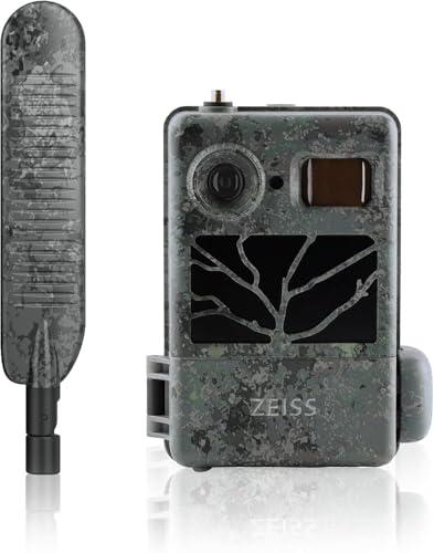 Zeiss Secacam 3 fototrappola Connessione 4G+ LTE, SIM, APP, 12 MP, HD1080, Rilevamento Infrarossi 20 m, Visione Notturna, Impermeabile, Angolo 60°, 60 LED invisibili, monitoraggio