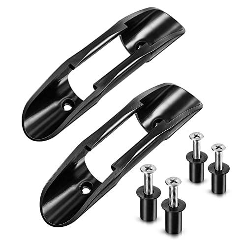 Wanfoou Supporto per Pagaia,2 Pezzi Supporto per Pagaia per Kayak Clip per Pagaia per Kayak Clip di Sicurezza Clip di Plastica per Kayak Porta Pagaia Kayak con Viti,per Kayak Marino Canoa Barca
