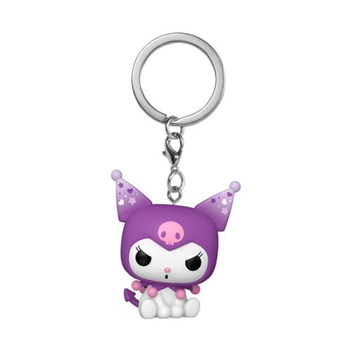 Funko Pop! Keychain: K/Mystery Mini - Kuromi - Hello Kitty - Mini Figura in Vinile da Collezione Novità Portachiavi - Riempitivi per Calze - Idea Regalo - Merchandising Ufficiale - Anime Fans