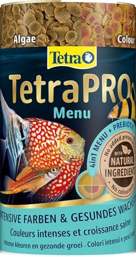 Tetra PRO Multi-Crisps Menu Mangime Completo di Alta qualità con Valori Nutrizionali Elevati, i 4 Multi-Crisp Diversi Offrono Una Dieta Varia - 250 ml