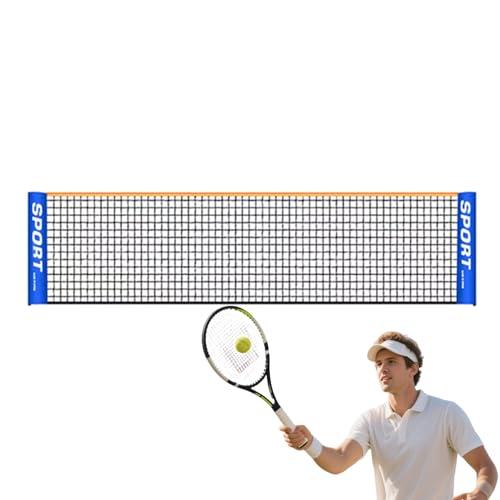 Rete da tennis da calcio – Rete di ricambio regolabile in altezza | Accessorio per campo da tennis, sport fitness allenamento maglia per uso interno ed esterno