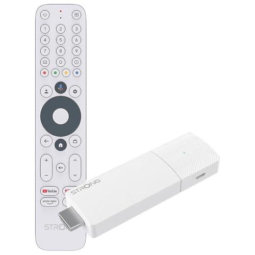 Strong Leap-Air Google TV Stick HDMI UltraHD 4K HDR10+ H.265/HEVC Dolby Audio Blanco