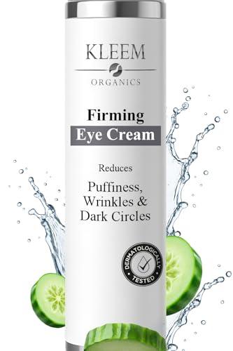 Crema Contorno Occhi Antirughe con Acido Ialuronico, Caffeina e Aloe Vera – Idratante Antiocchiaie e Antiborse – Riduce Rughe e Linee Sottili – Formula Naturale e Testata Dermatologicamente in Italia