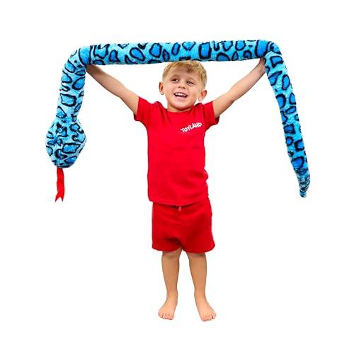 Toyland® 170cm (5.5ft) Serpente Peluche Gigante Bicolore - 5 Disegni Assortiti - Peluche per Bambini