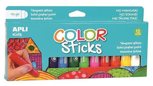 APLI Kids 14228 12 barre di tempera