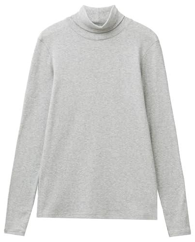 United Colors of Benetton Maglia Ciclista M/L 3GA2E2224 T-Shirt, Grigio Melange Medio 501, XXS Donna