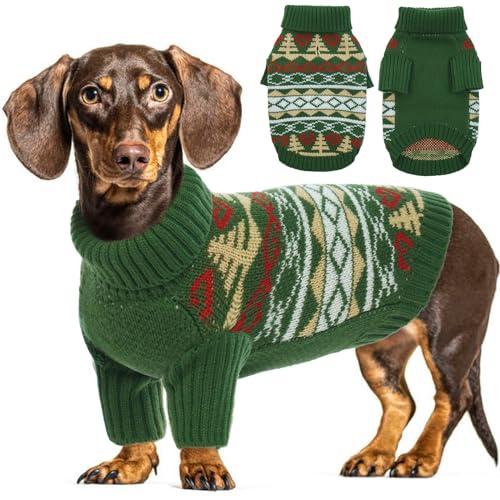 Hjyokuso Vestiti Per Cani, Maglioncino Cane, Maglione Cane Per Piccola Media Grande Cani Cucciolo Gatto, Maglione Per Animali Domestici, Maglione Invernale Caldo, Cappottino Cane Taglia Piccola - L