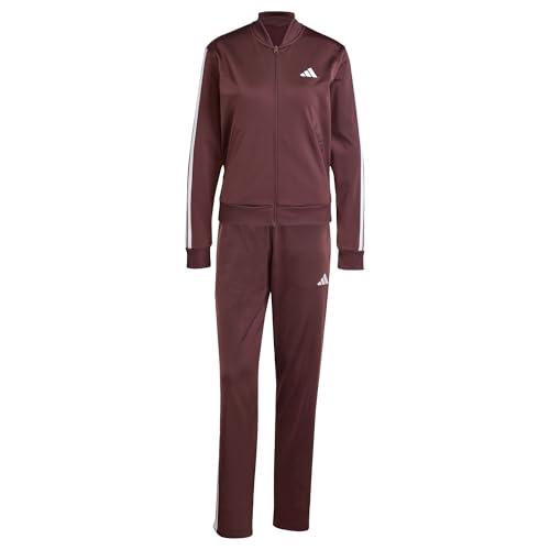 adidas Donna ESSENTIALS 3-STRIPES TRACKSUIT, Aurora Ruby, XS