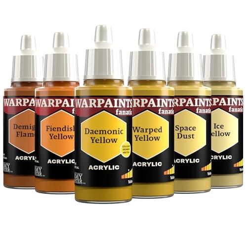 The Army Painter, Warpaints Fanatic Flexible Triad: Yellows, 6x18 ml Colori Acrilici - Colori modellismo per Miniature Dnd e Warhammer 40k