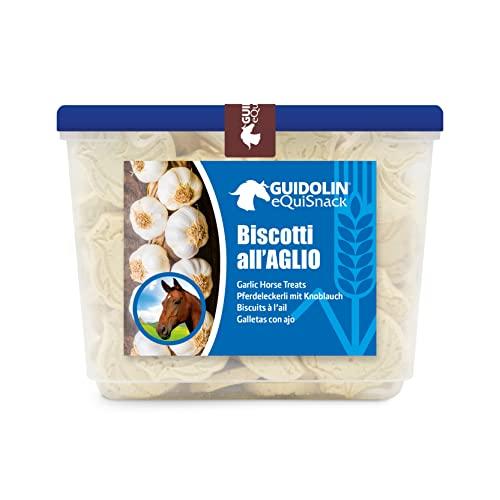 Guidolin Horses Garlic Equisnack – Biscotti per Cavalli con vero Aglio Snack Naturale e artigianale 700 g