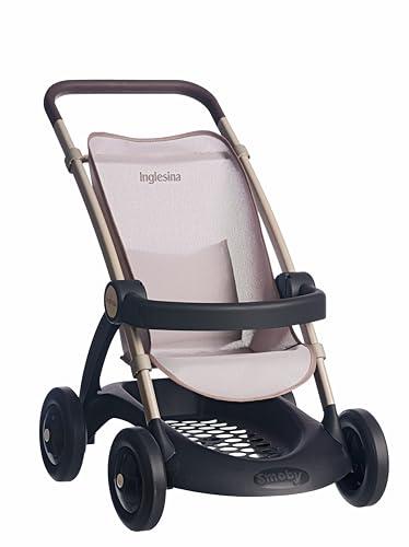 Smoby - Inglesina Passeggino Baby Iridio, telaio in metallo, seduta in tessuto, per bambini dai 18 mesi, 7600254083