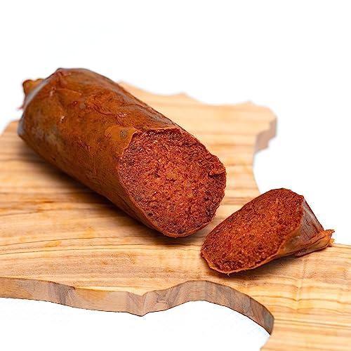 Nduja Calabrese Premium - Nduja di Spilinga Artigianale, Ideale per aperitivi e bruschette, 500g - DA TAGLIARE O SPALMARE