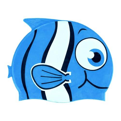 kina - Cuffia da Nuoto Bambini per Piscina, in Silicone, Ipoallergenica, Elastica e Soffice al tatto