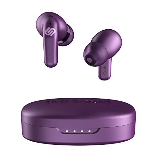 Urbanista Seoul Auricolari Wireless | Auricolari da Gioco a Bassa Latenza da 70 ms | Doppia Modalità | Auricolari USB-C a Ricarica Rapida | 32 H di Riproduzione | Viola Vivido