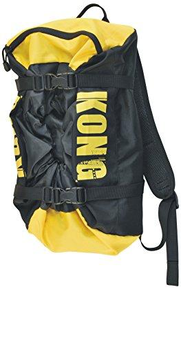 Kong Free Rope Bag Zaino Porta Corda, Nero/Giallo, 20 L