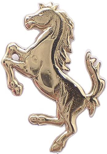 Cavallino Rampante : Spilla da giacca in Oro Giallo 18 Kt (750) - Cavallo - stemma - simbolo - Scuderia -