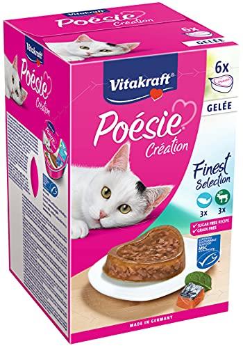 Vitakraft Gatto Cibo umido mangime poésie Multipack Cuore ciotole - 6x85g