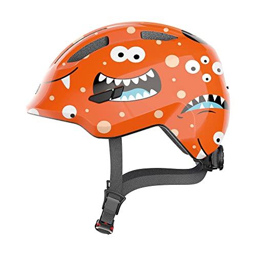 ABUS Unisex, Casco da bici, Arancione (Orange Monster), S (45-50 cm)
