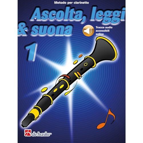 Jaap Kastelein Ascolta Leggi e Suona Volume 1 per Clarinetto | Metodo per Principianti con Audio Online | Libro Didattico con Esercizi Musicali | Educazione Musicale per Bambini e Insegnanti
