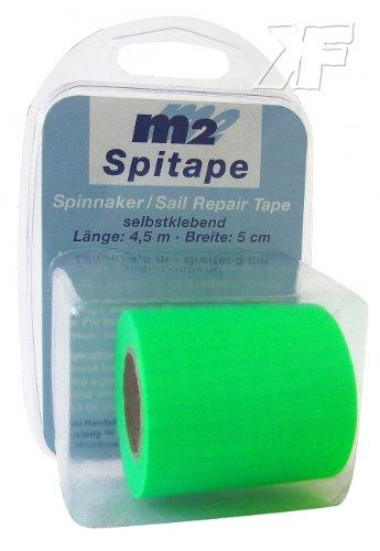 surfshop24 SPITAPE M2 Spinnaker Nastro Risanamento Kite Vela Spinnaker Vela Repair Nastro - Verde Brillante