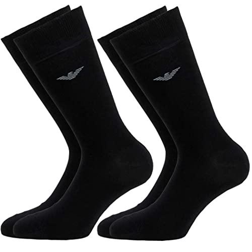 EMPORIO ARMANI MAN 2PACK SHORT SOCKS, CALZINI,