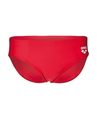 ARENA Dynamo Junior Brief R Costume Bambini Piscina e Spiaggia, Slip Piscina Bambini ad Asciugatura Rapida in Tessuto Maxfit Eco Resistente Cloro e Sale, Protezione UV UPF 50+, Fodera Anteriore