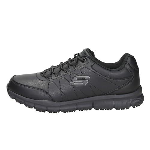 Skechers Scarpa da Servizio Nampa OsilMedical Uomo, Sintetico Nero., 45 EU