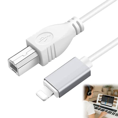 Seefey 1,5 m Cavo Midi USB Tipo B, Cavo Stampante USB Tastiera Midi, Microfono, Interfaccia Audio ecc, OTG Compatibile con i Phone, Dispositivi iOS, Interfaccia Audio & Microfono