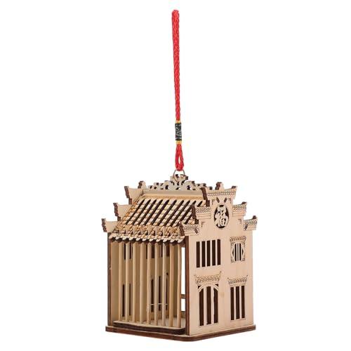 ORFOFE Gabbia in Legno per Cavallette e Grilli Mini Cestino Portaoggetti Naturale Scatola per Osservazione Insetti Contenitore Trasporto Insetti Superficie Liscia