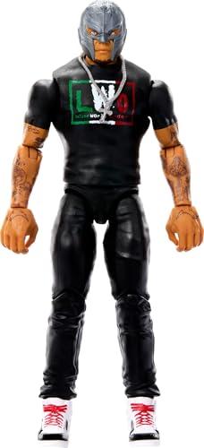 Mattel WWE Main Event - Rey Misterio, Superstar collezionabile Series 162, action figure con 14 punti di articolazione e aspetto realistico, giocattolo per bambini, 6+ anni, JHH94