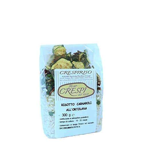 Crespiriso - Risotto Pronto all'Ortolana con Verdure di Primavera e Riso Carnaroli 300g - Fresco, Saporito e Facile da Preparare