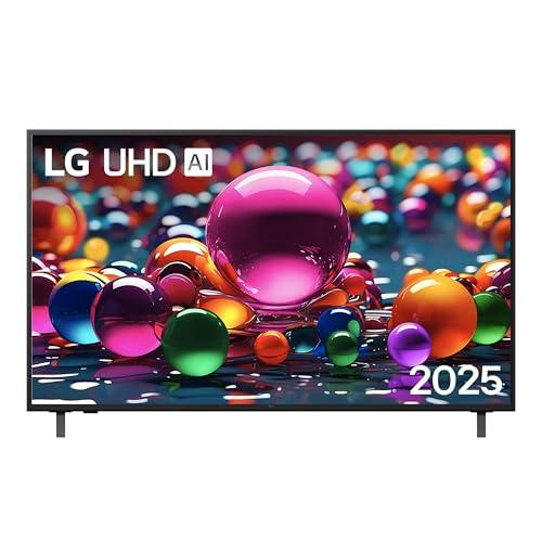 LG webOS UHD AI UA75 TV 55 pollici, Smart TV 4K Ultra HD, Processore α7 Gen8, webOS con AI, Filmmaker mode, HDR10, Gaming con VRR 4K@60Hz, Game Optimizer, Wi-Fi, 55UA75006LA 2025