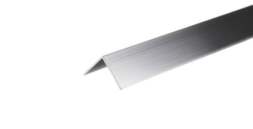 Profilo Angolare da 2 Metri | Alluminio Naturale | 3 Misure Disponibili per Rifiniture Perfette (Alluminio Naturale, 20x20 mm)