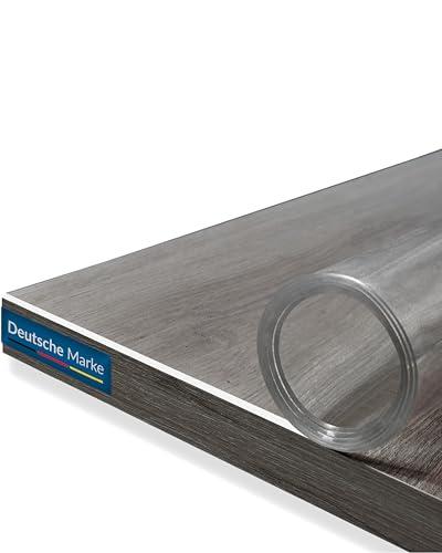TEXMAXX pellicola trasparente per tavolo 2mm con bordo smussato/protezione tavolo pvc varie misure dimensioni/pellicola tavolo trasparente/pellicola protettiva tavolo - 90 cm x 150 cm