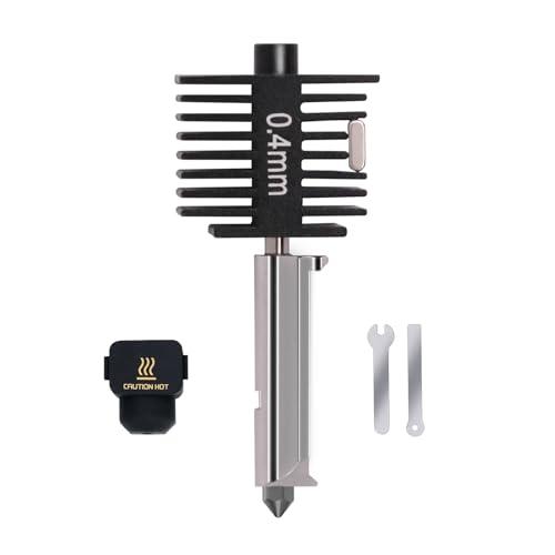 A1 Mini kit di aggiornamento Hotend, set di blocchi di calore per stampante 3D, con nodi in acciaio rigido da 0,4 mm e calzini in silicone per bambù Lab A1/A1 Mini
