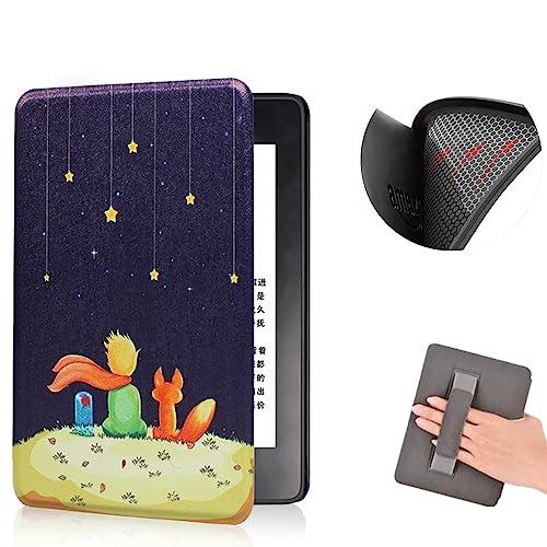 Custodia per 6 Pollici Kindle Paperwhite 10a Generazione (Versione 2018), Pelle morbida TPU Cover Protettiva Alla Moda con Cinturino da Polso e Automatica Veglia/Dormire (Modello PQ94WIF)
