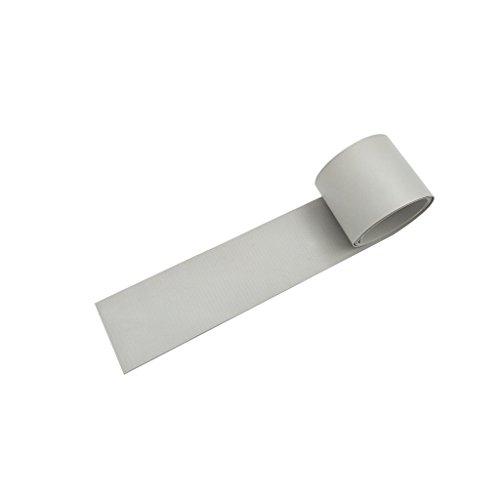 B Blesiya Riparazione Kit Patch PVC Toppa Grigio per Tagli e Fori Gommoni, Zattere, Kayak e Giochi d'Acqua